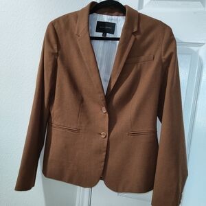Banana Republic Women’s Sz 10 Brown Tailored Blazer Jacket Career Work Business